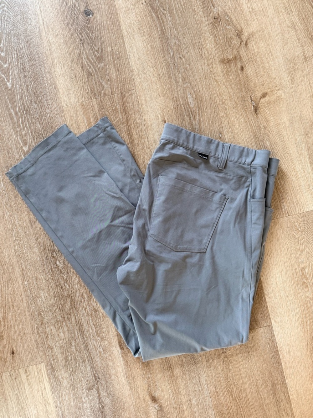 Bad Birdie Men's Light Gray Golf Pants